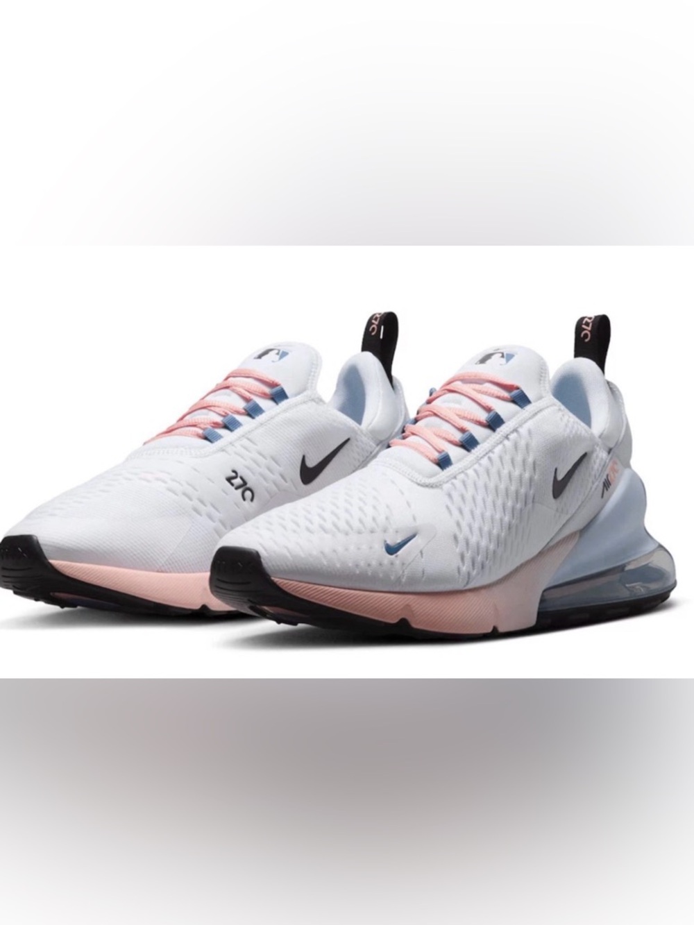 MLB Washington Nationals Nike Air Max 270 Mens Sz 6 City Connect Cherry Blossoms